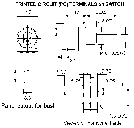 XA16ECO/B4PC1S dimensions