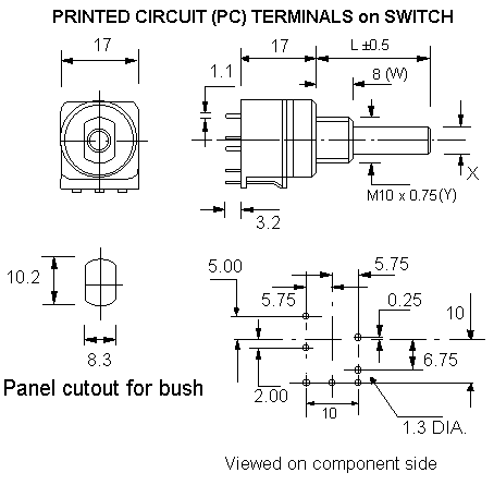 XA16ECO/B1PC2S dimensions