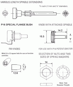 Potentiometer accessories